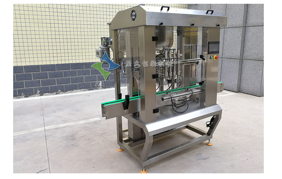 自動化四頭醬料灌裝機(jī)械設(shè)備/全自動四頭醬料灌裝機(jī)